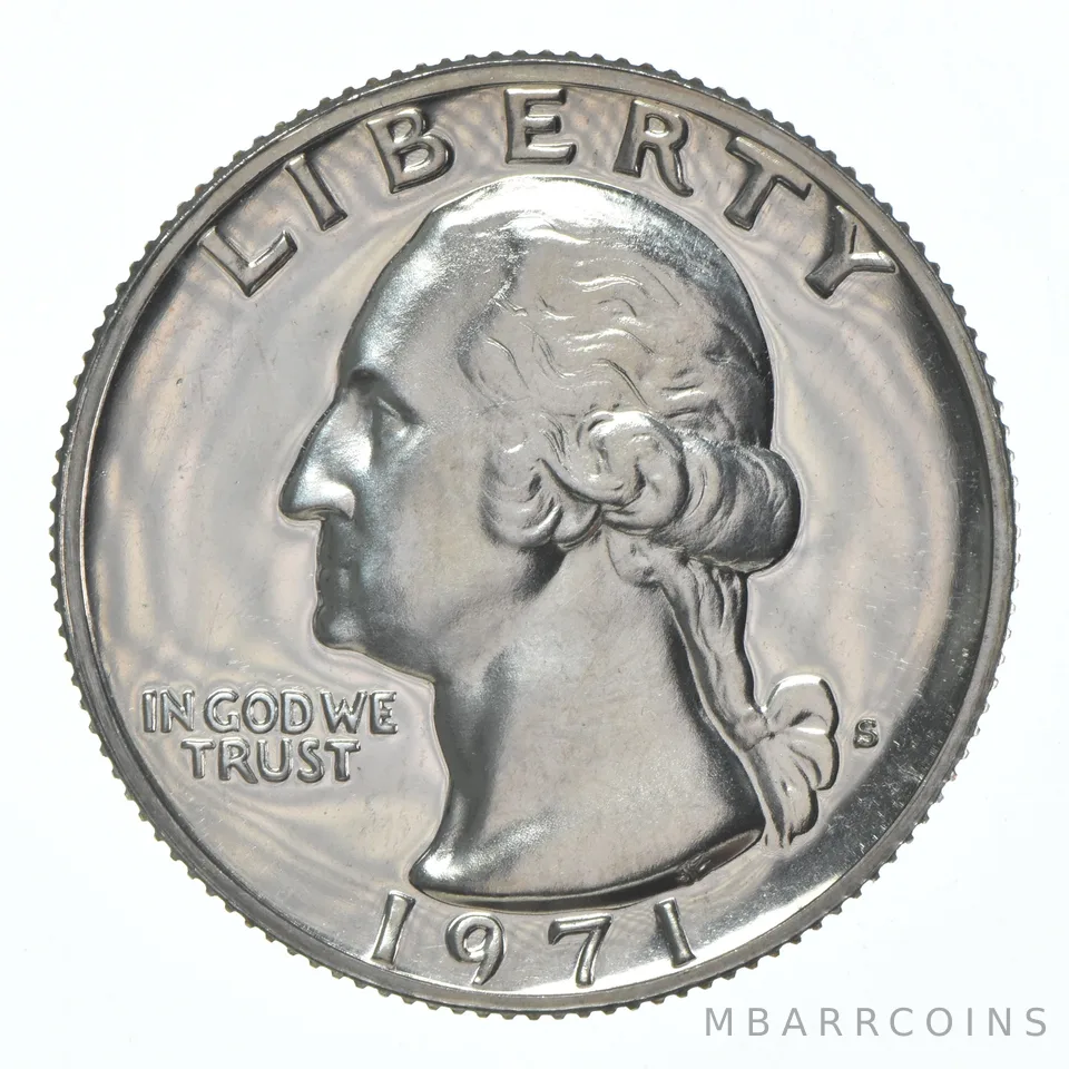 1971-S Washington Quarter CLAD Proof