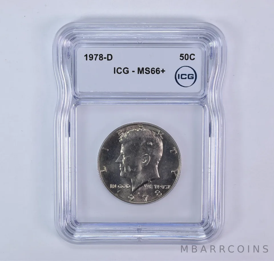 1978-D Kennedy Half Dollar MS66+ ICG
