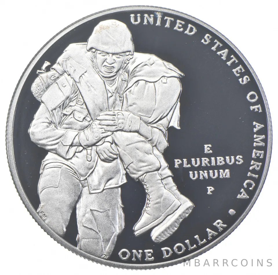 2011-P Proof Medal of Honor Commemorative Silver Dollar $1