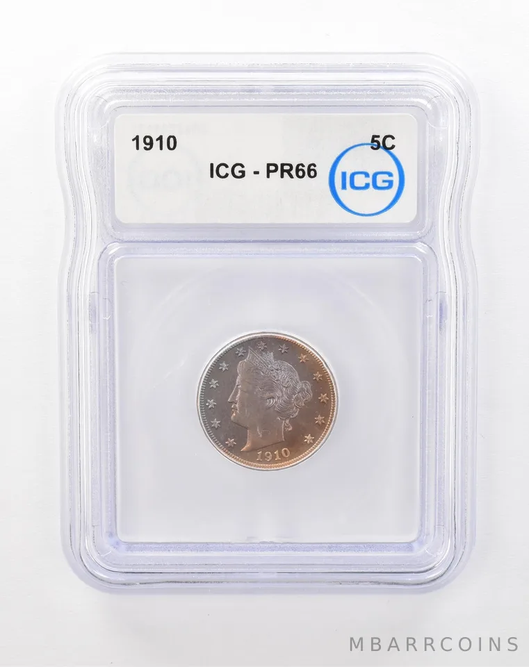 1910 Liberty V Nickel PR66 ICG Beautiful Tone *0160