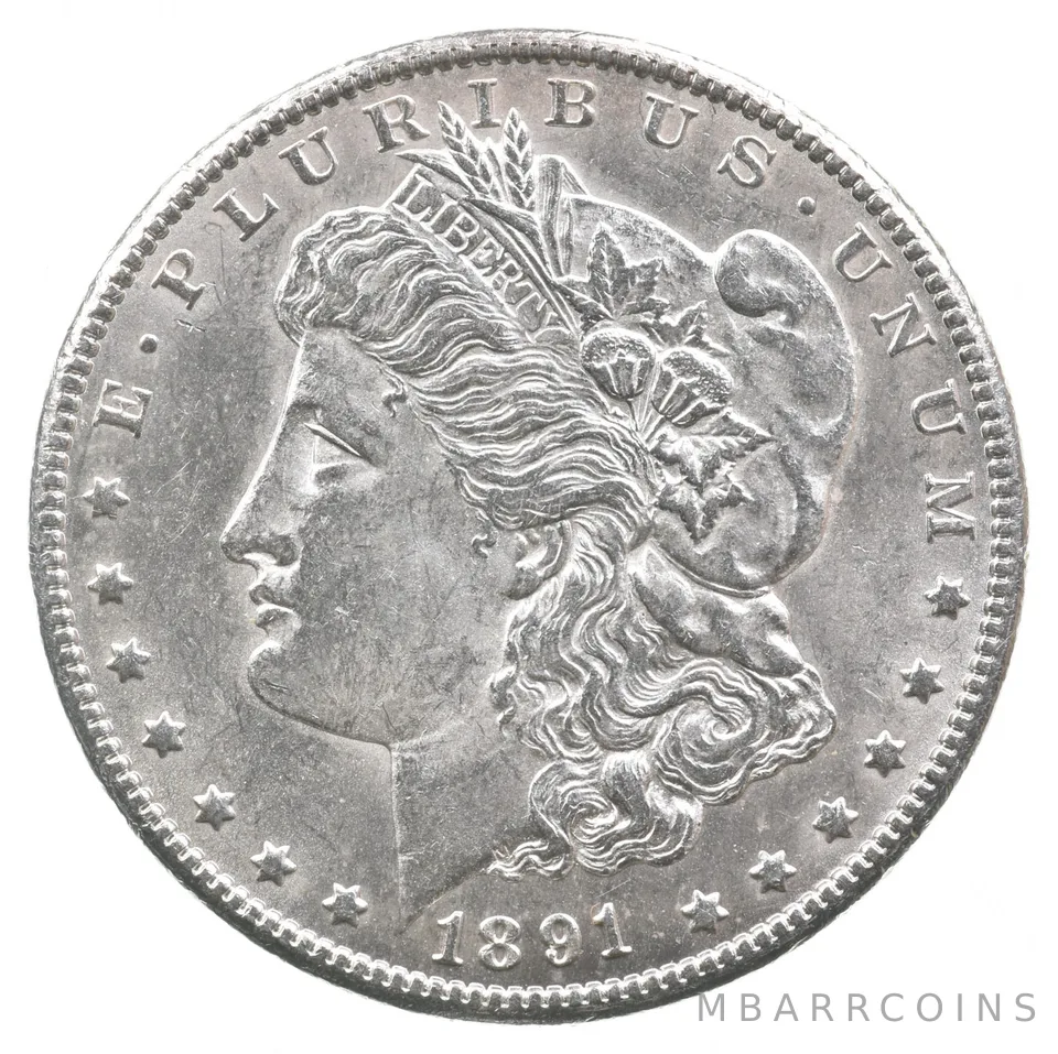 1891-CC Morgan Silver Dollar *9013