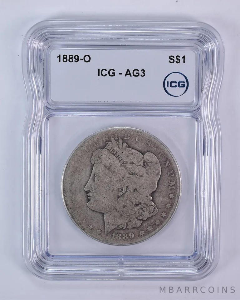 1889-O Morgan Silver Dollar AG3 ICG Lowball