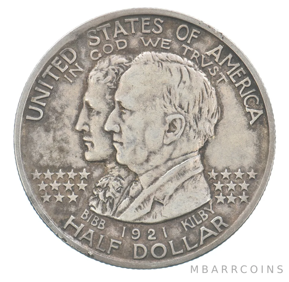 1921 Alabama Commemorative Half Dollar Beautiful Tone *9121