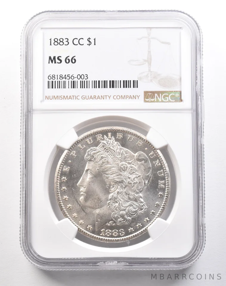 1883-CC Morgan Silver Dollar MS66 NGC PQ *1849
