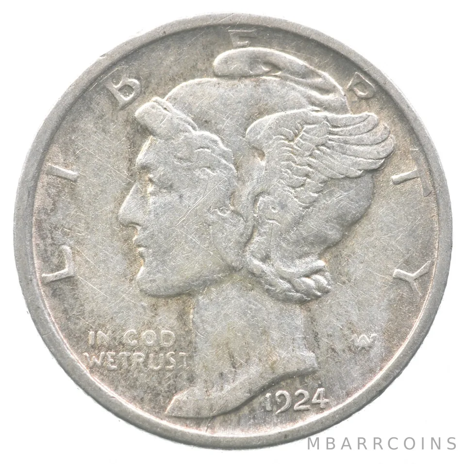 1924-D Mercury Dime a0920