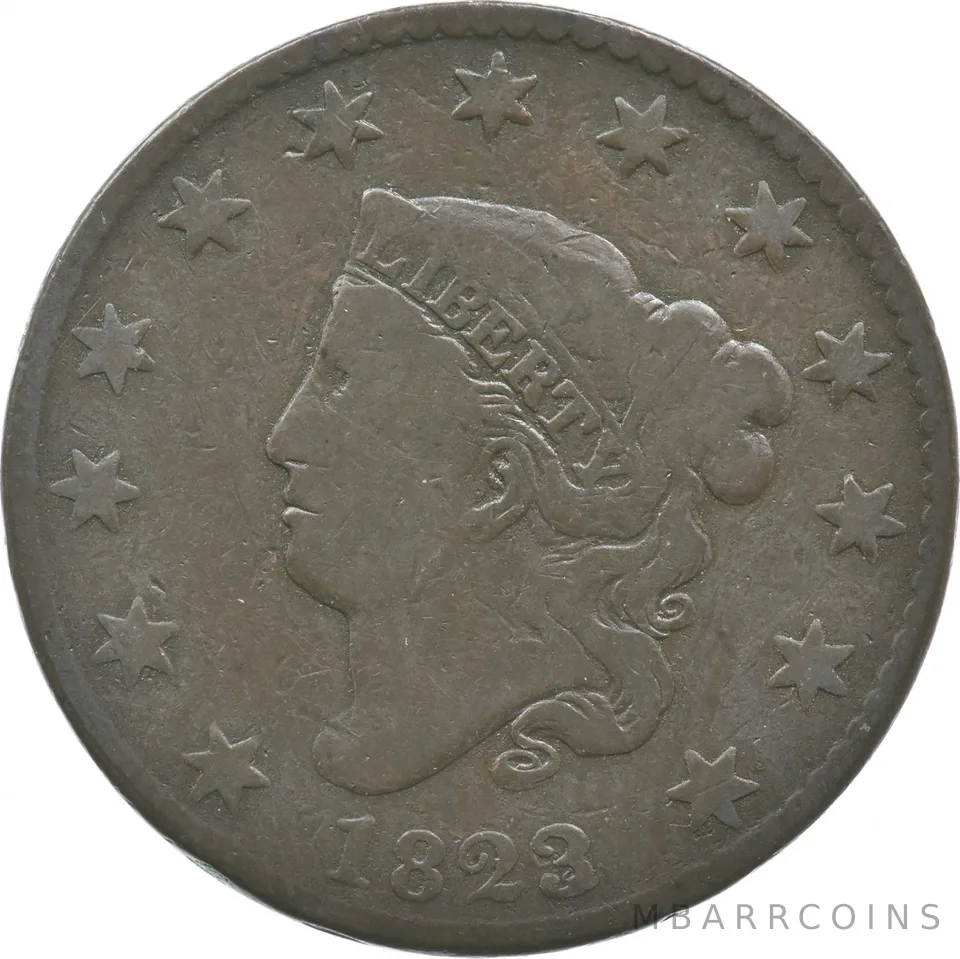 1823/2 Matron Head Large Cent a2347