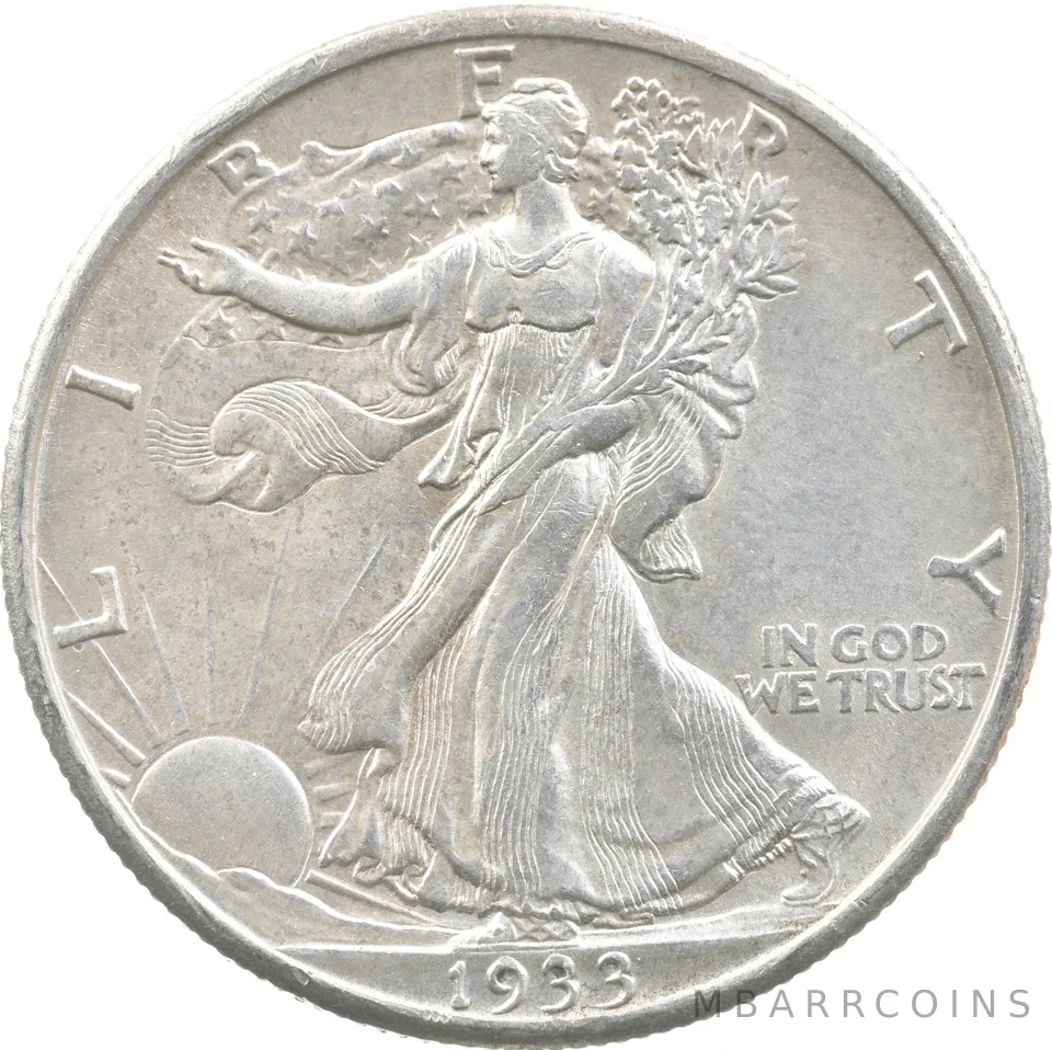1933-S Walking Liberty Half Dollar *6245