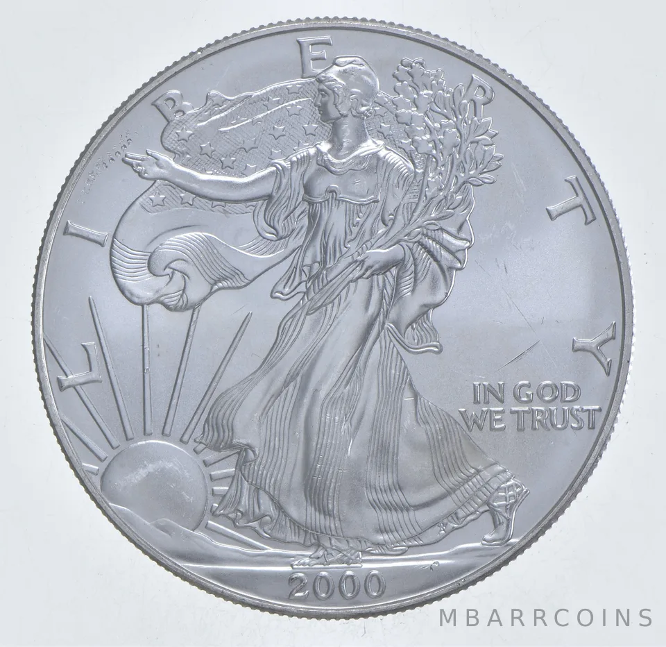 Better Date 2000 American Silver Eagle 1 Troy Oz .999 Fine Silver *369