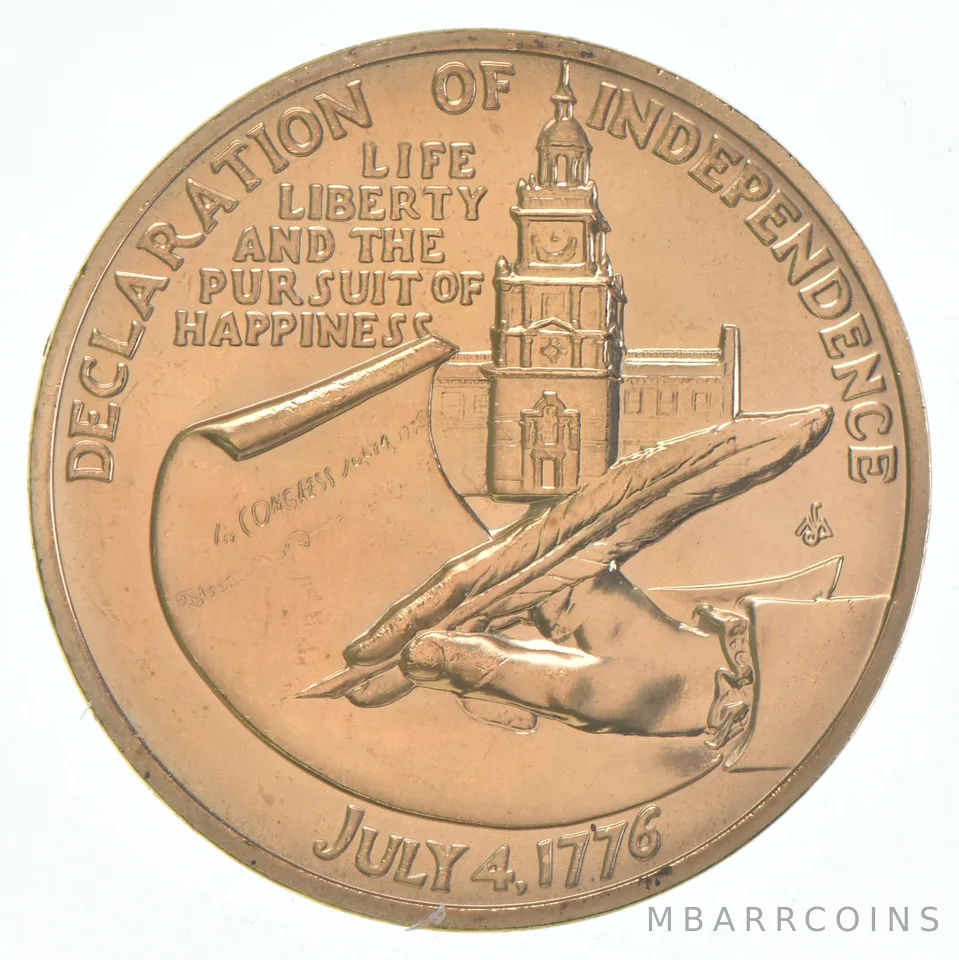 US Mint American Revolution Medals Declaration of Independence