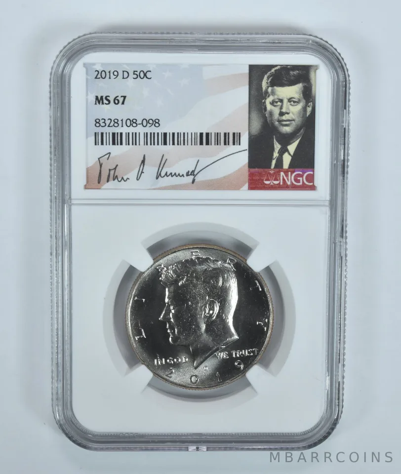 2019-D Kennedy Half Dollar MS67 NGC Special Label