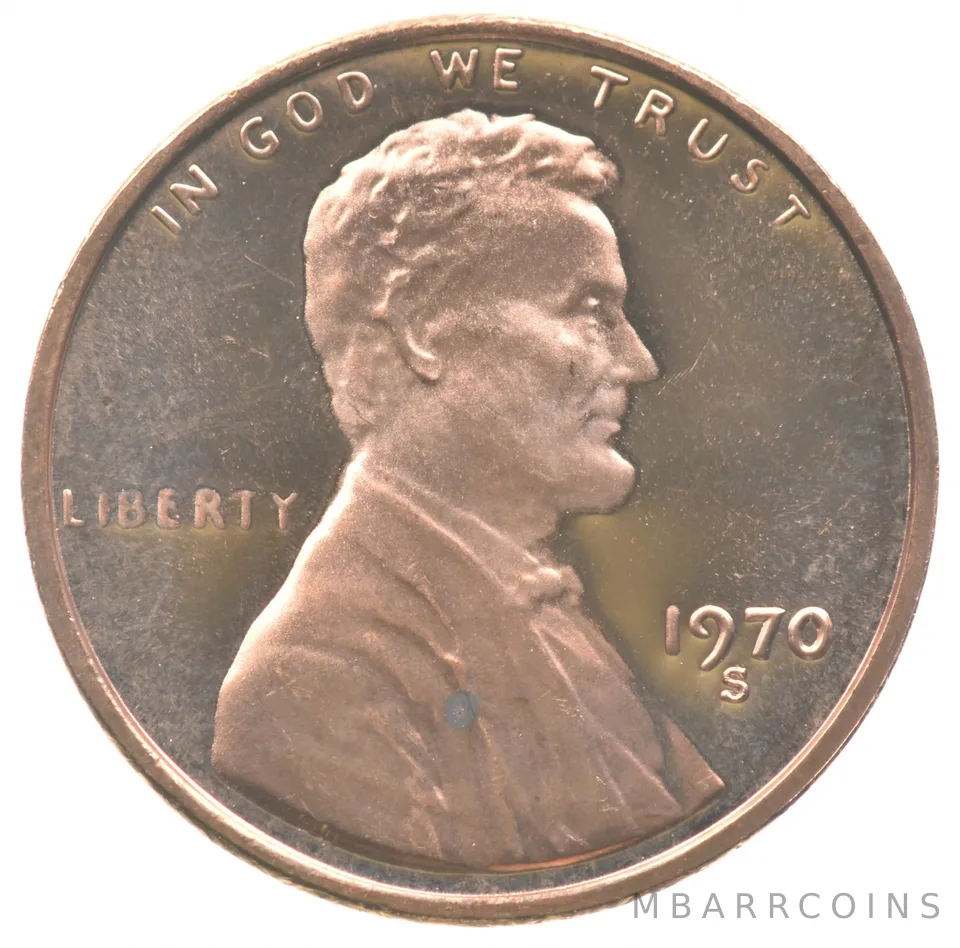 1970-S Lincoln Memorial Cent Small Date PROOF a1087