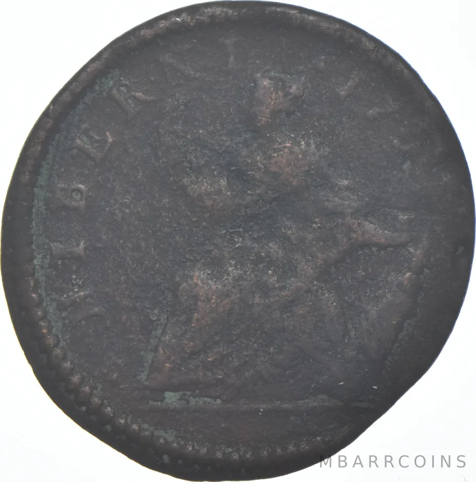 1723 Ireland 1/2 Penny *7880
