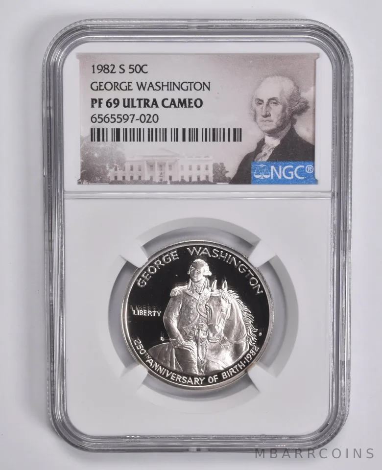 1982-S George Washington Commemorative Half Dollar PF69 NGC Special Lbl