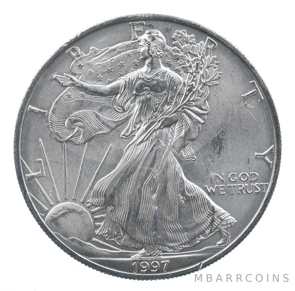 Better Date 1997 American Silver Eagle 1 Troy Oz .999 Fine Silver *639