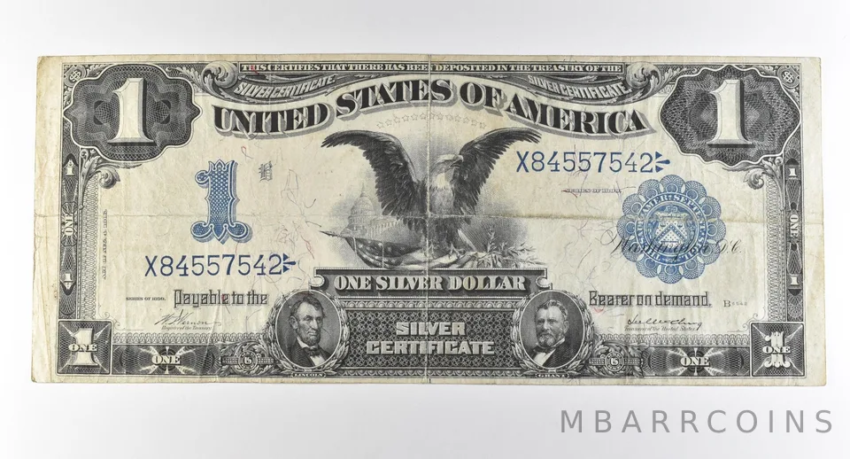 1899 $1 Silver Certificate Large Note Blue Seal *2867