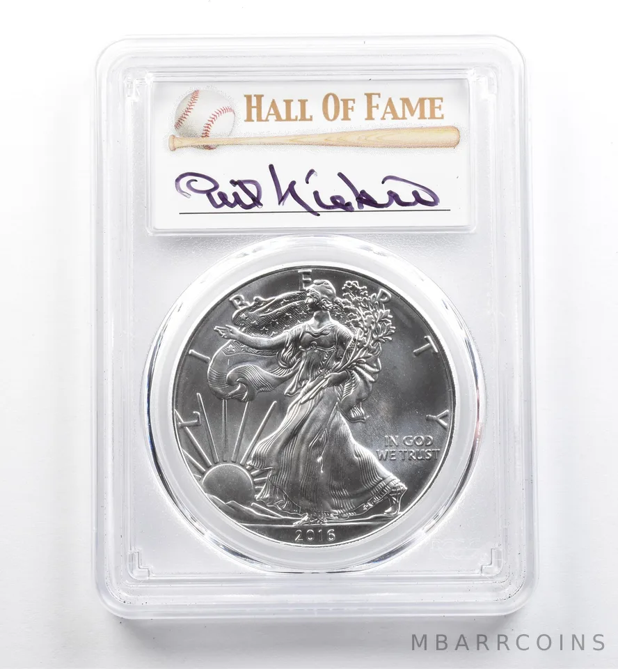 2016 (S) American Silver Eagle Phil Niekro MS70 PCGS *9909