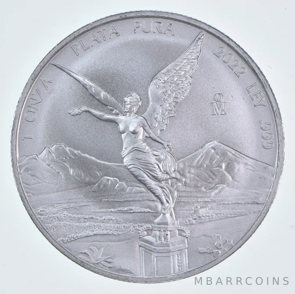 2022 Mo Mexico 1 Onza Silver Libertad