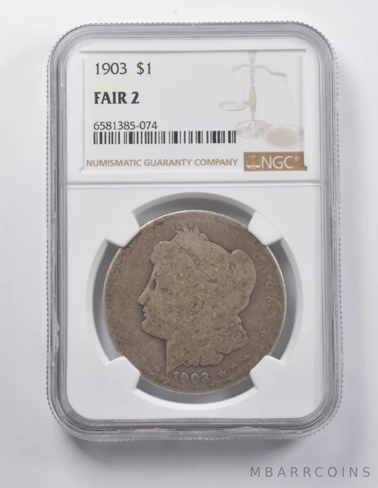 FAIR 2 1903 Morgan Silver Dollar NGC a6918