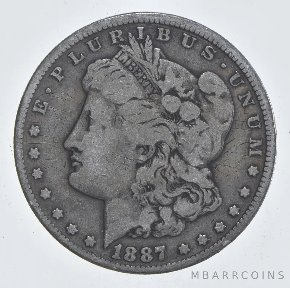 Early - 1887-O Morgan Silver Dollar - 90% US Coin *790
