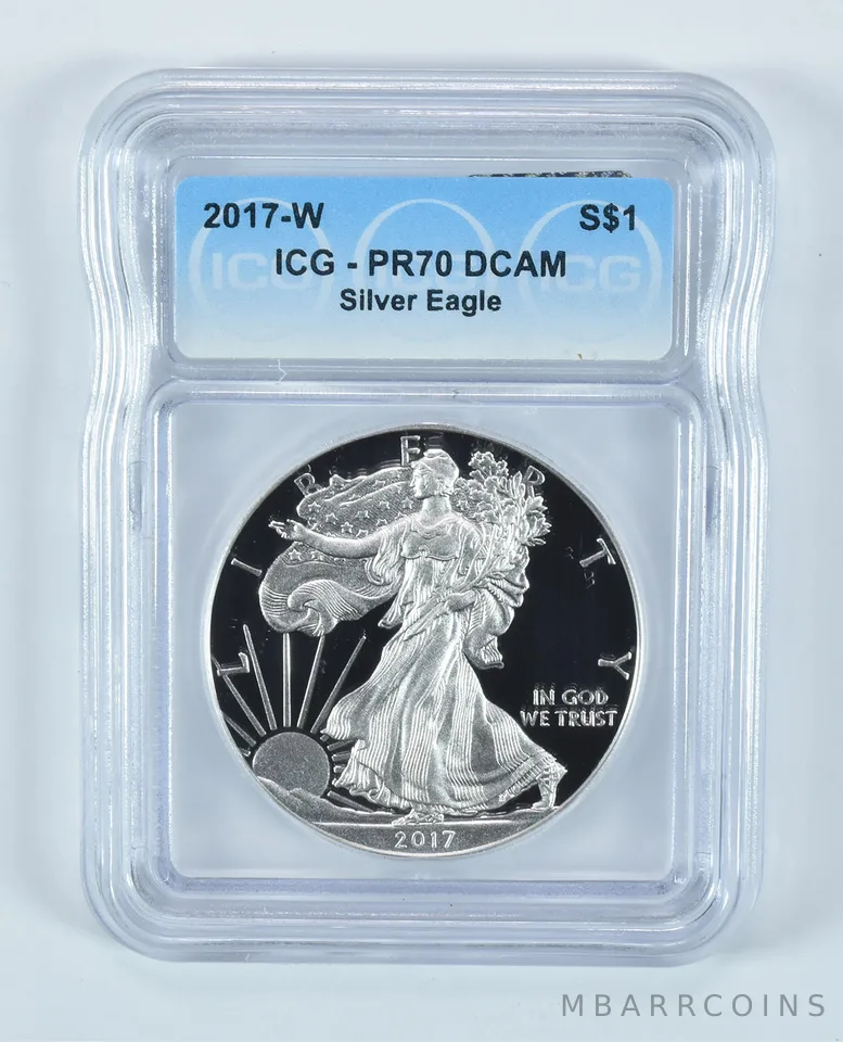 2017-W American Silver Eagle PR70 DCAM ICG