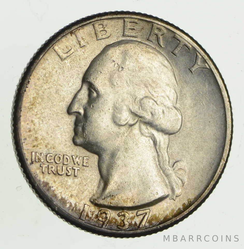 1937 Washington Silver Quarter - Uncirculated a9507