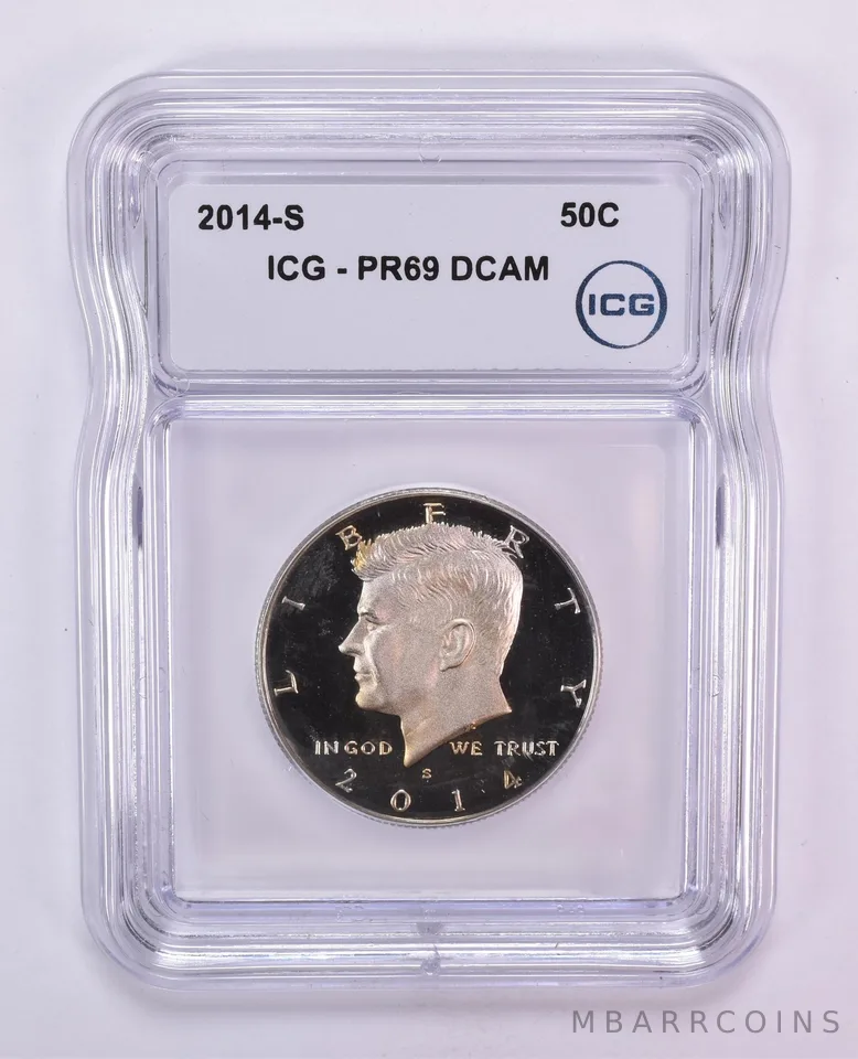 2014-S Kennedy Half Dollar PR69 DCAM ICG