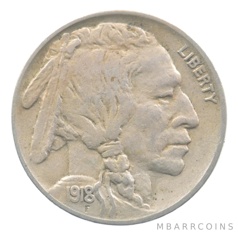 1918 Indian Head Buffalo Nickel *2483