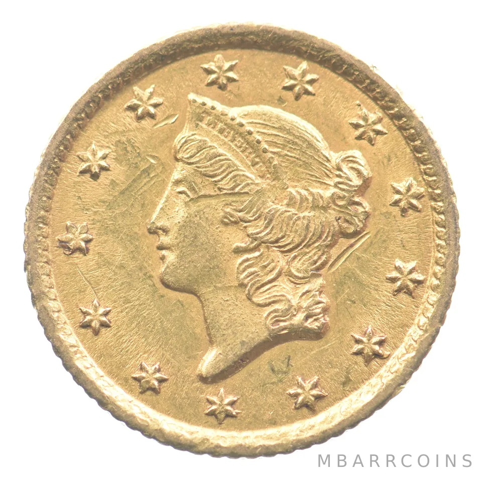 1853-O $1 Liberty Head Gold Dollar *2960