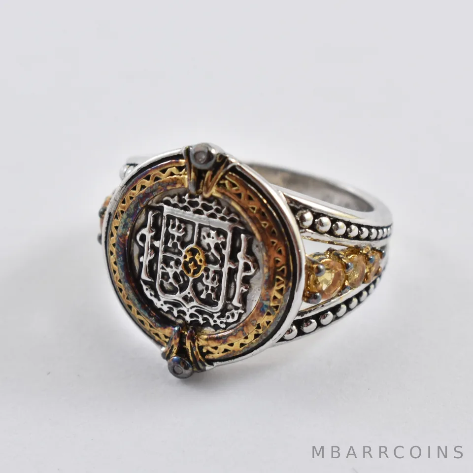 1784 El Cazador Signet Ring Real Pirate Treasure *4738