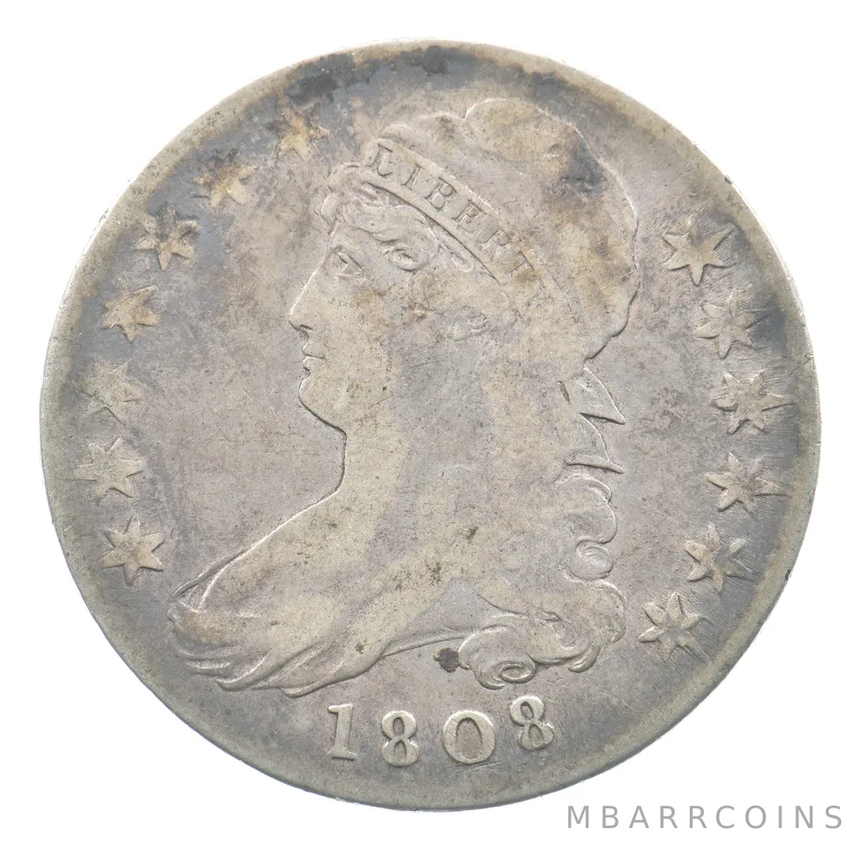 1808 Capped Bust Half Dollar a7087