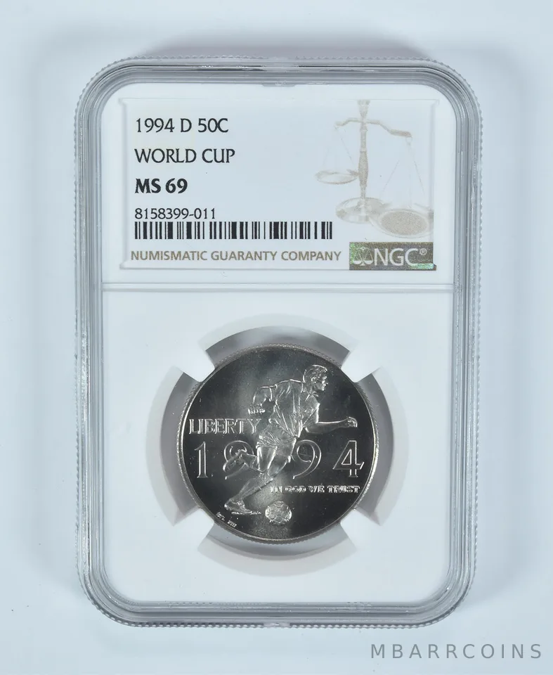 1994-D World Cup Commemorative Half Dollar MS69 NGC