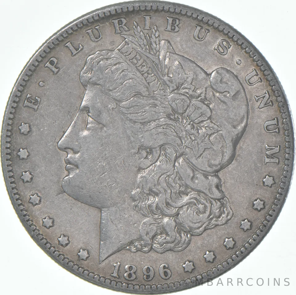 AU+ 1896-S Morgan Silver Dollar (1 coin)
