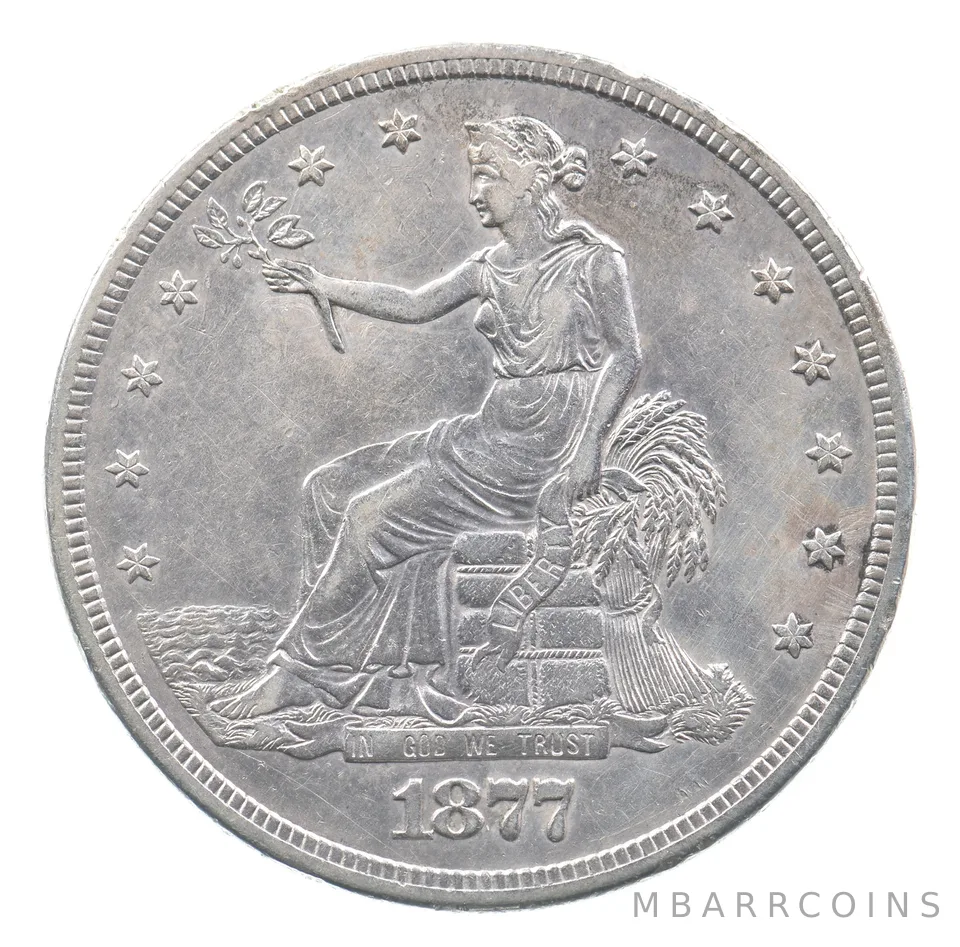 1877-S Seated Liberty Trade Dollar a2505