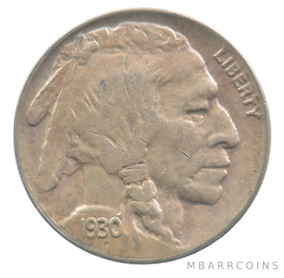 1930-S Indian Head Buffalo Nickel *4039