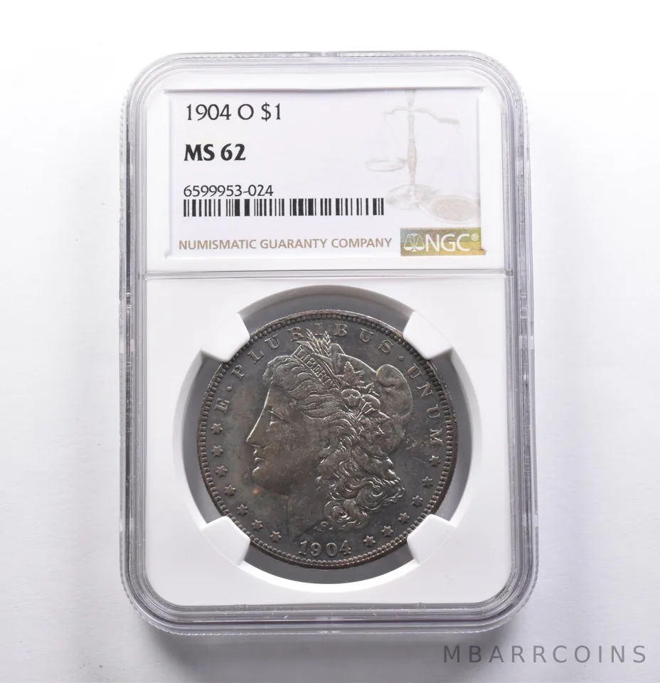 MS62 1904-O Morgan Silver Dollar NGC *3845