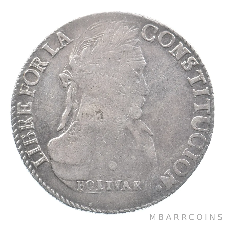 1836 Bolivia 8 Soles *9178