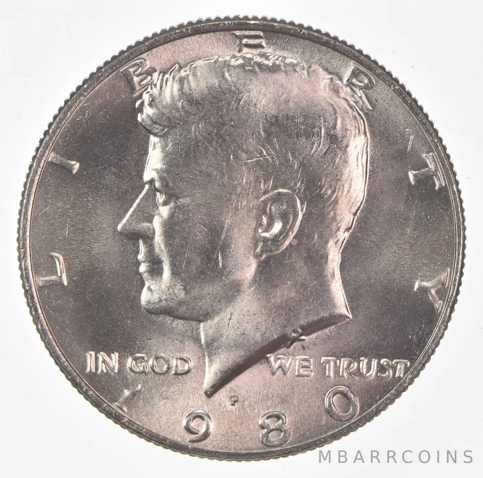 1980-P Kennedy Half Dollar Clad Unc