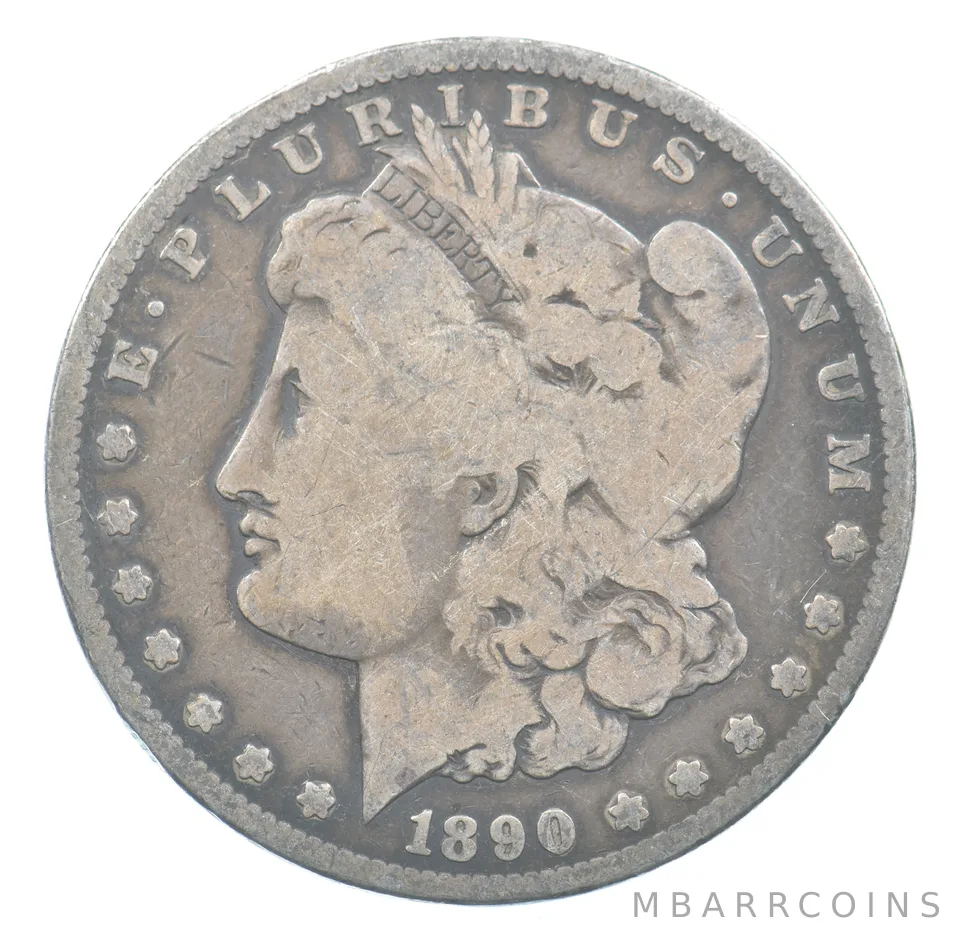 1890-CC Morgan Silver Dollar *9148