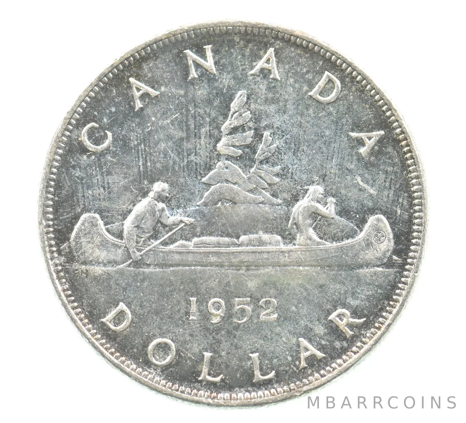 1952 Canada 1 Dollar Voyageurs *7692