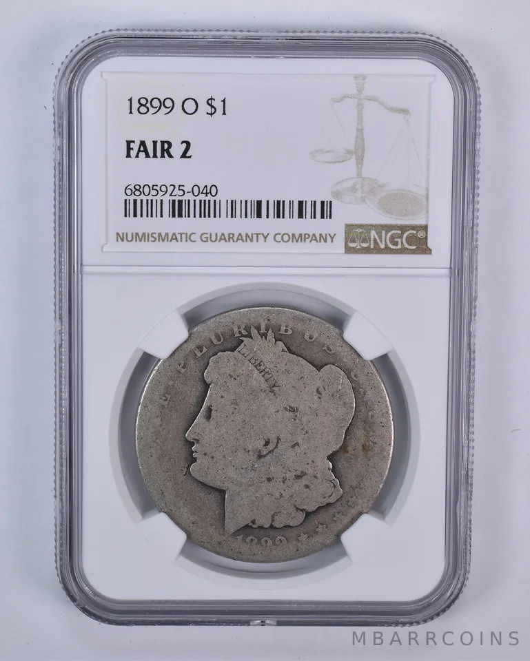 1899-O Morgan Silver Dollar Fair 2 NGC Lowball