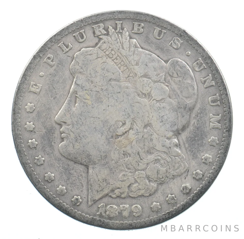 Early - 1879-S Morgan Silver Dollar - 90% US Coin *631