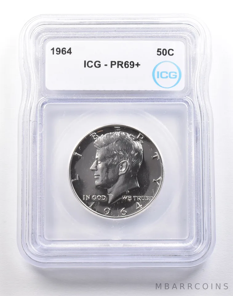 1964 Kennedy Half Dollar PR69+ ICG *2194