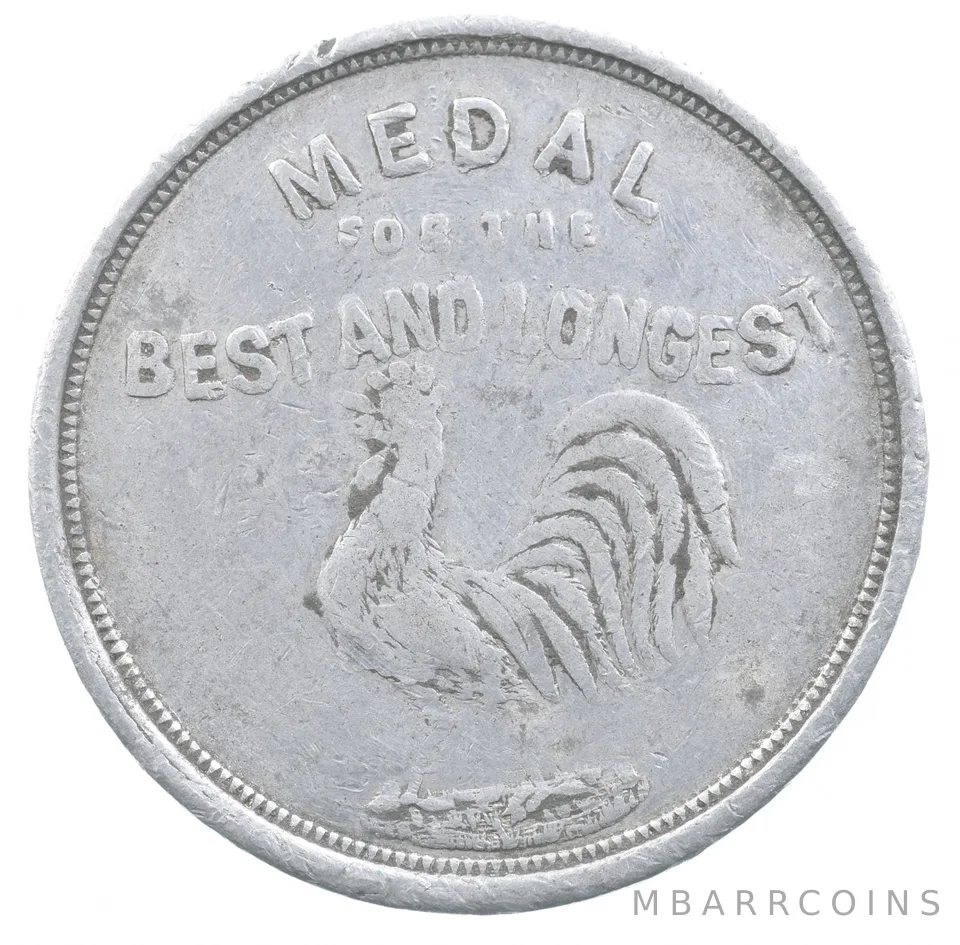 Medal For The Best And Longest Rooster Good For One Nail Token *6721