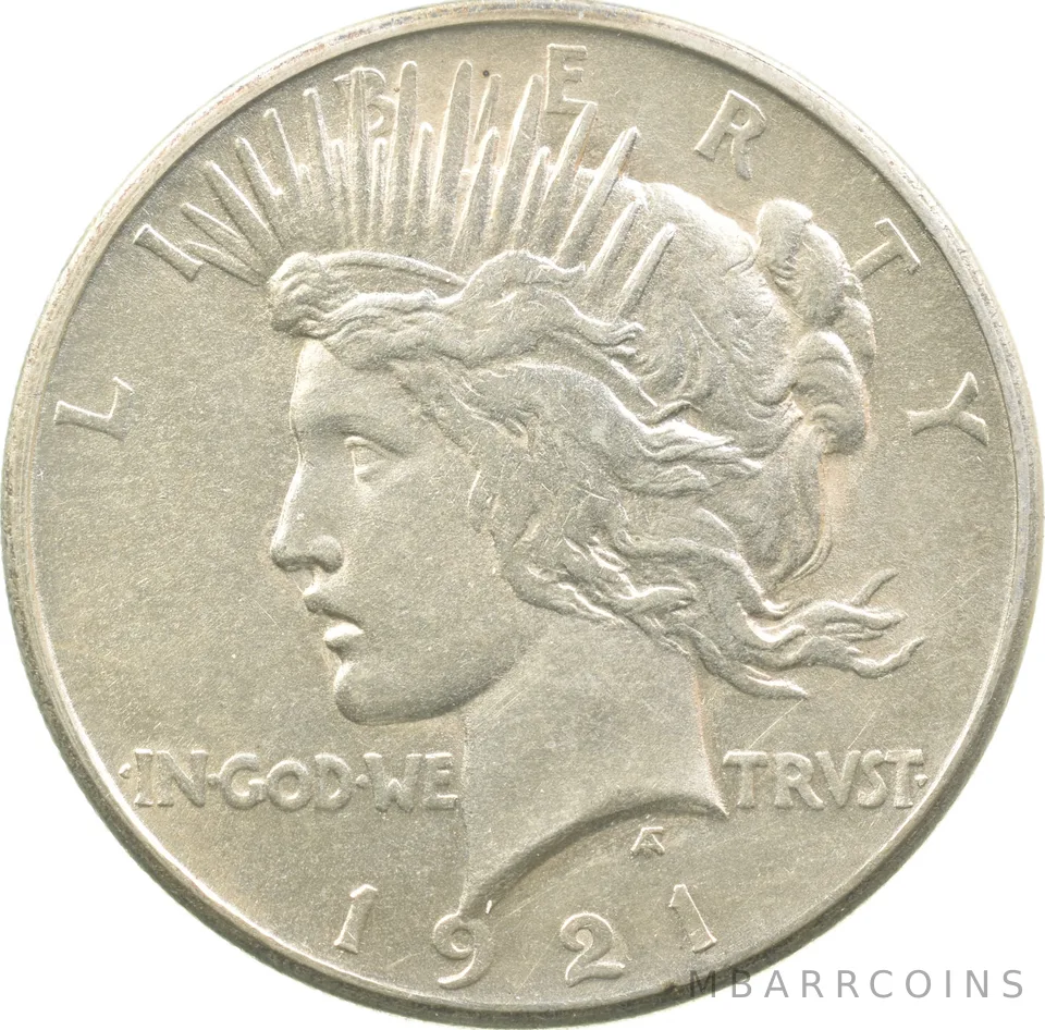 1921 Peace Silver Dollar a3638