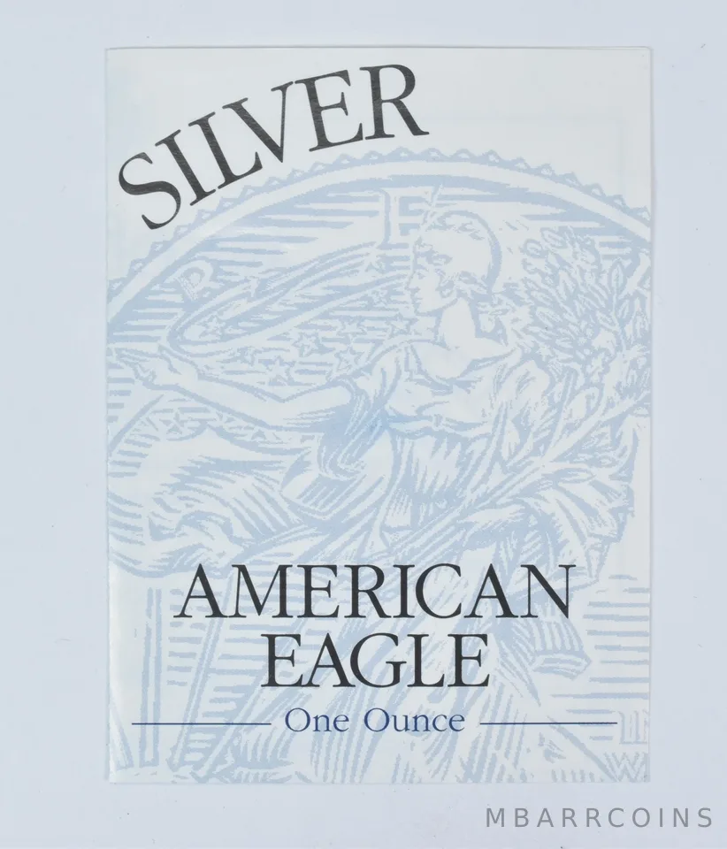 COA 1999-P American Silver Eagle Proof