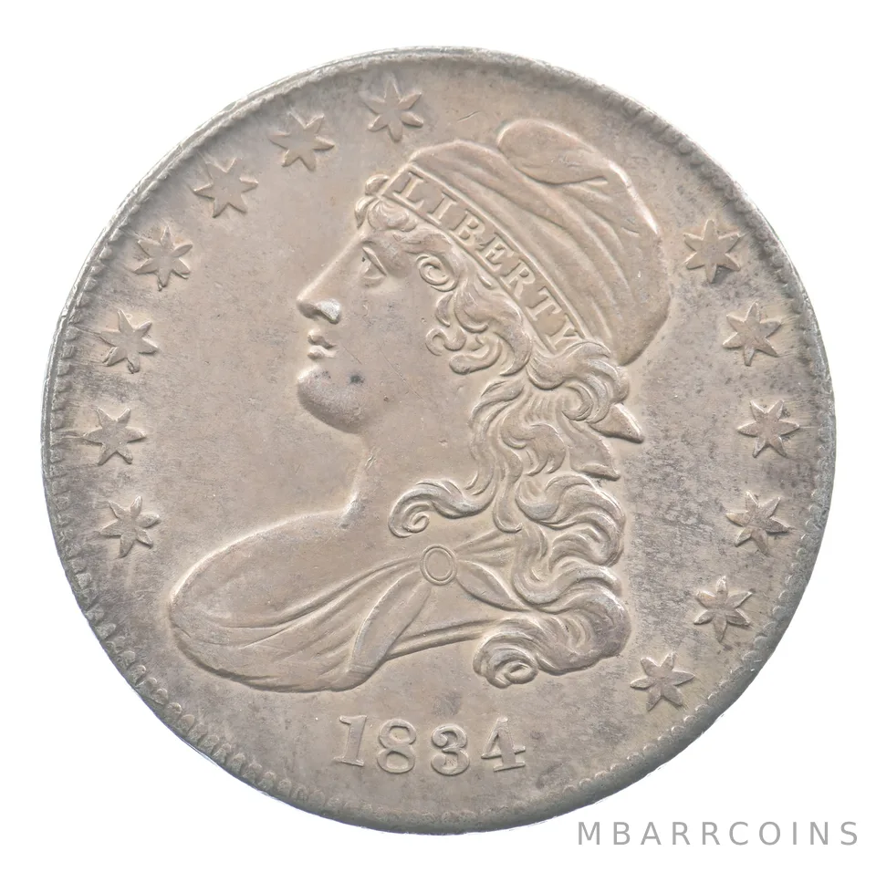 1834 Capped Bust Half Dollar O-114 R1 *5071