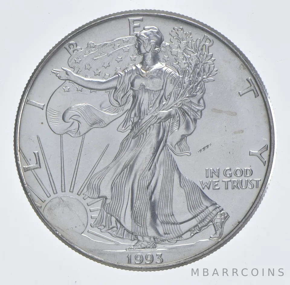 Better Date 1993 American Silver Eagle 1 Troy Oz .999 Fine Silver *084