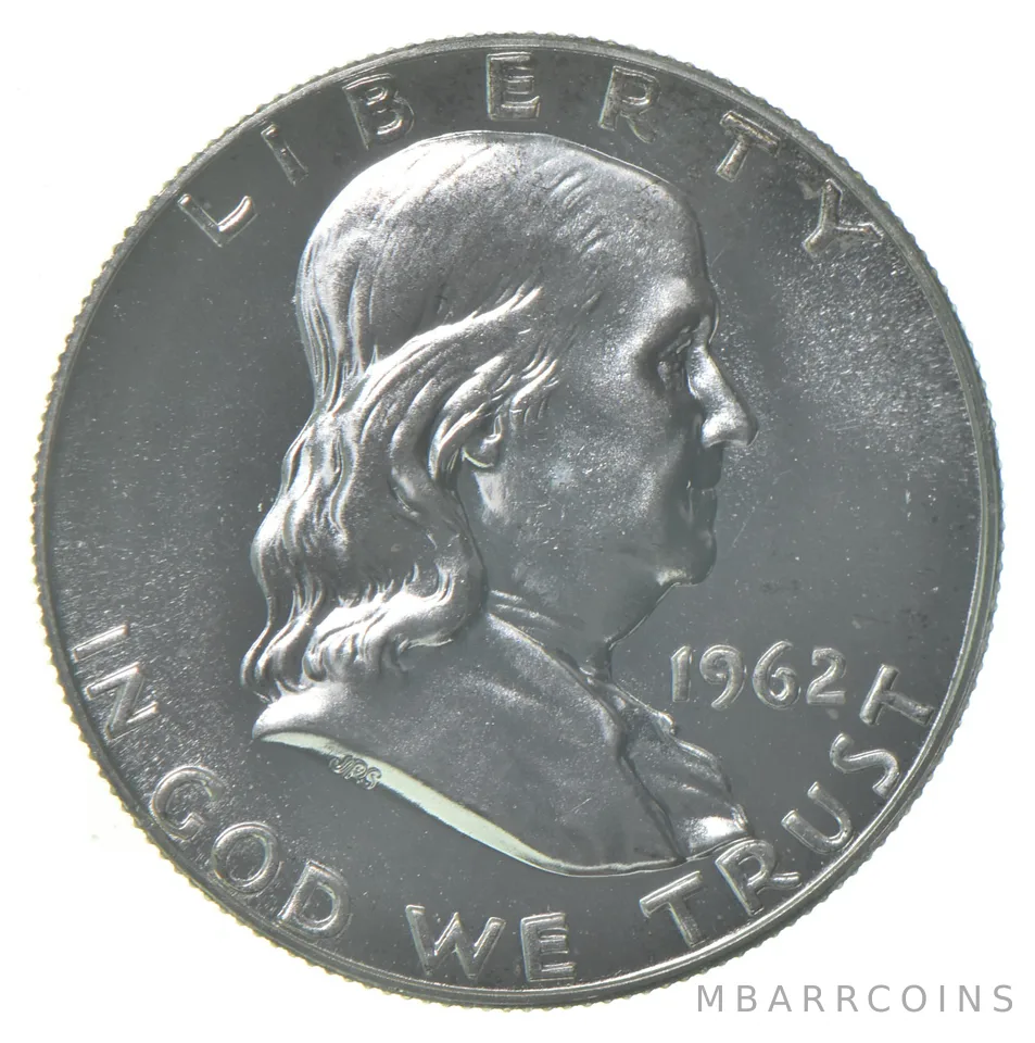 1962 Proof Franklin Half Dollar 90% Silver