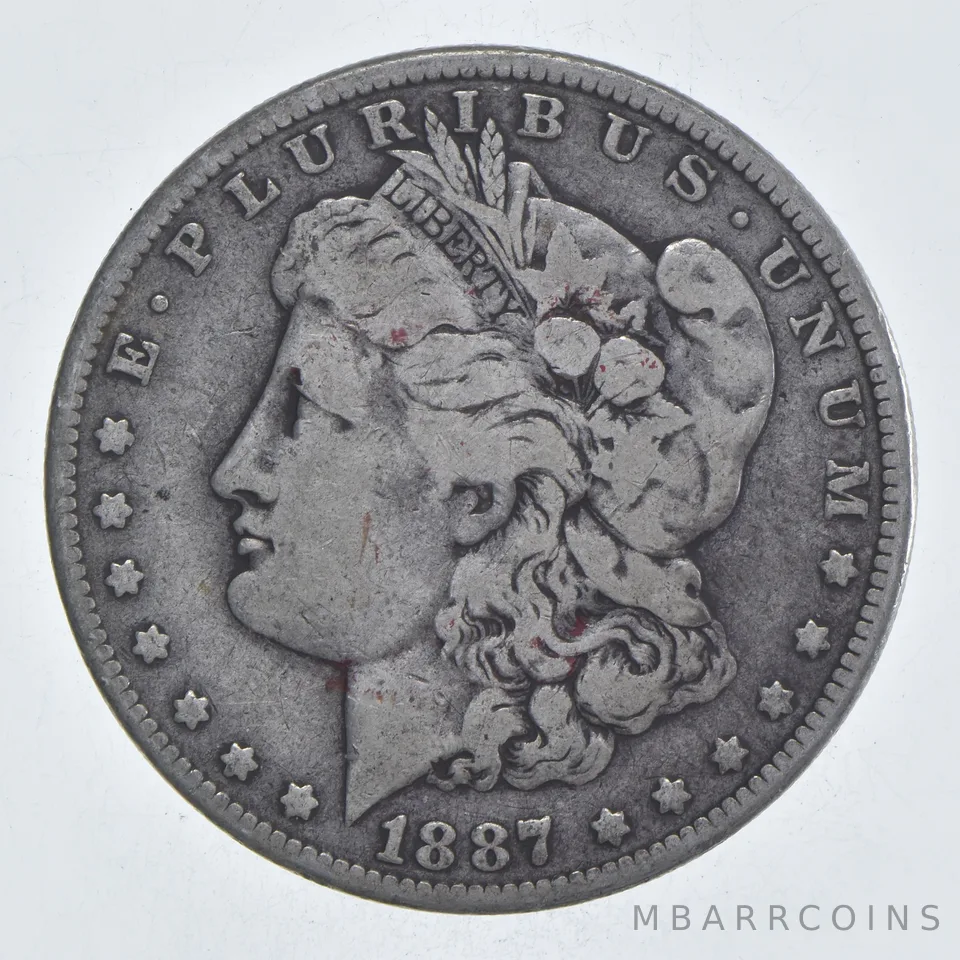 Early - 1887 Morgan Silver Dollar - 90% US Coin *160