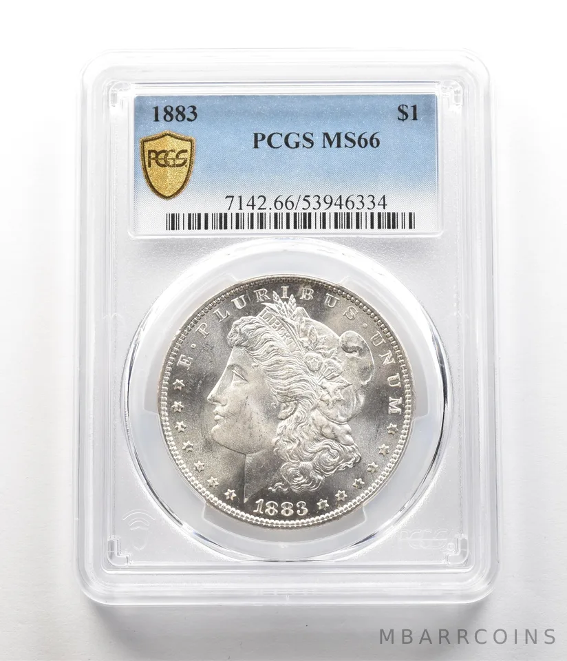1883 Morgan Silver Dollar MS66 PCGS *6836